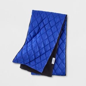 GOODFELLOW & Co Men’s Reversible Puffer Quilted Scarf – Blue